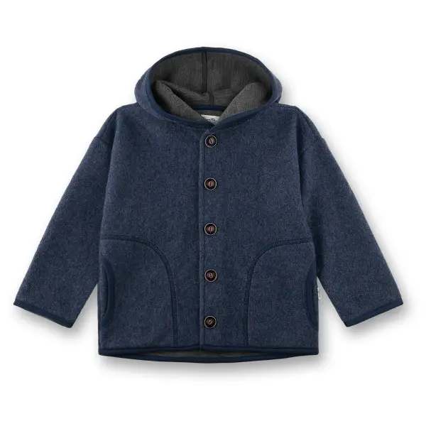 Sanetta - Kid's Jacket 12156 - Fleecejacke Gr 56 blau