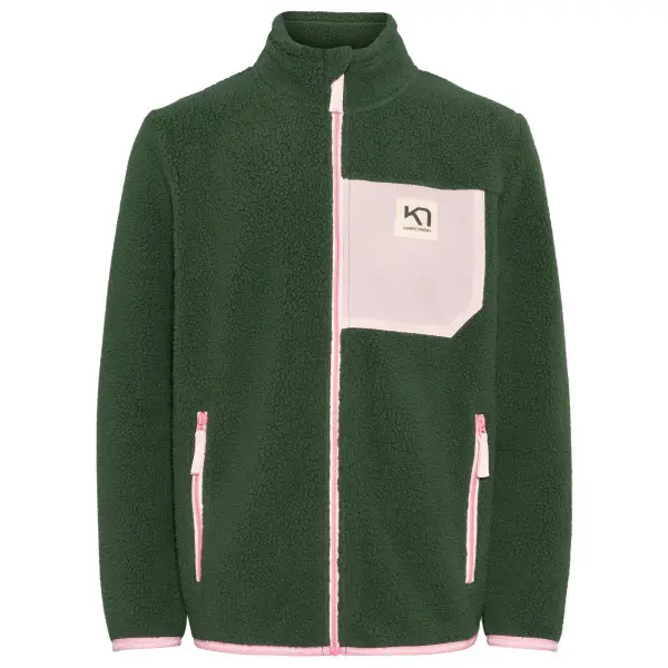 Kari Traa - Kid's Røthe Fleece - Fleecejacke Gr 10 Years grün