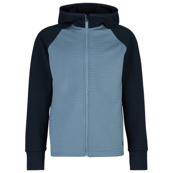 Stoic - Kid's MerinoFleece260 FlenSt. Jacket with Hood - Merinojacke Gr 152 blau