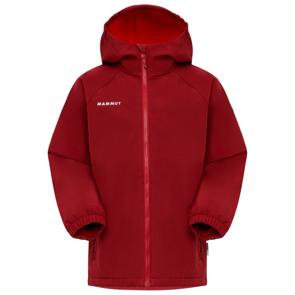 Mammut - Kid's Ultimate Comfort Softshell Hooded Jacket - Softshelljacke Gr 104 rot