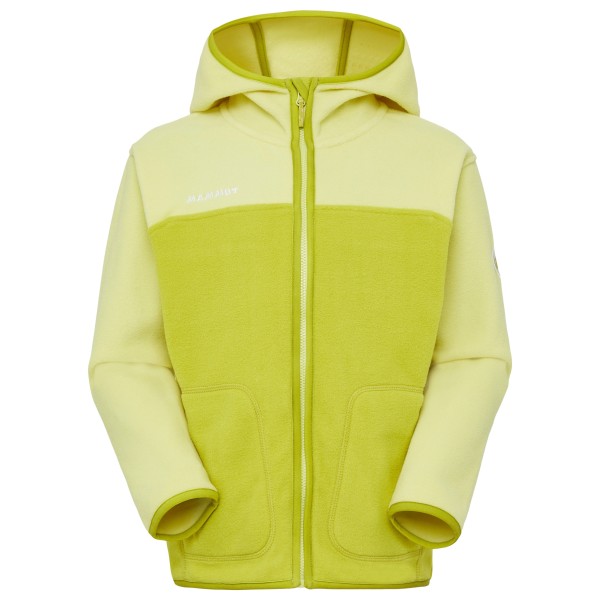Mammut - Kid's Waymarker Midlayer Hooded Jacket - Fleecejacke Gr 104 gelb/grün