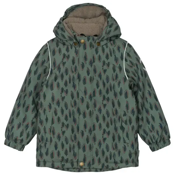 Mikk-Line - Kid's Winter Jacket AOP - Winterjacke Gr 140 oliv