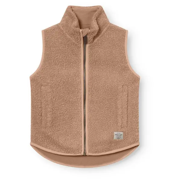 Mini A Ture - Kid's Matbattal Vest - Fleeceweste Gr 140 - 10 Years braun