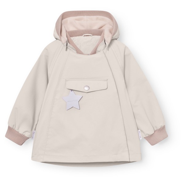 Mini A Ture - Kid's Matwai Fleece Lined Jacket - Regenjacke Gr 92 - 2 Years beige