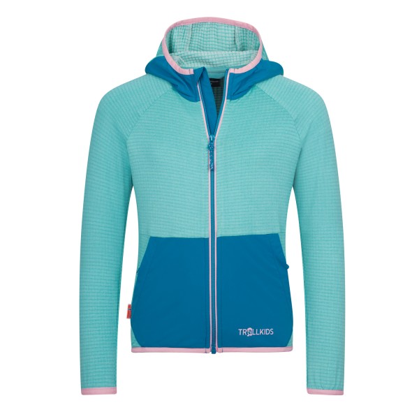 Trollkids - Girl's Holmedal Jacket - Fleecejacke Gr 92 türkis