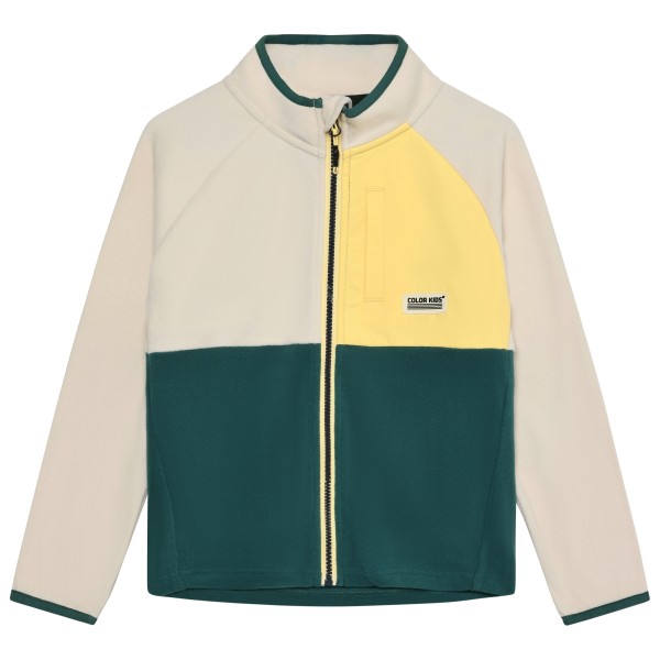 Color Kids - Kid's Fleece Jacket with Chest Pocket - Fleecejacke Gr 92 beige