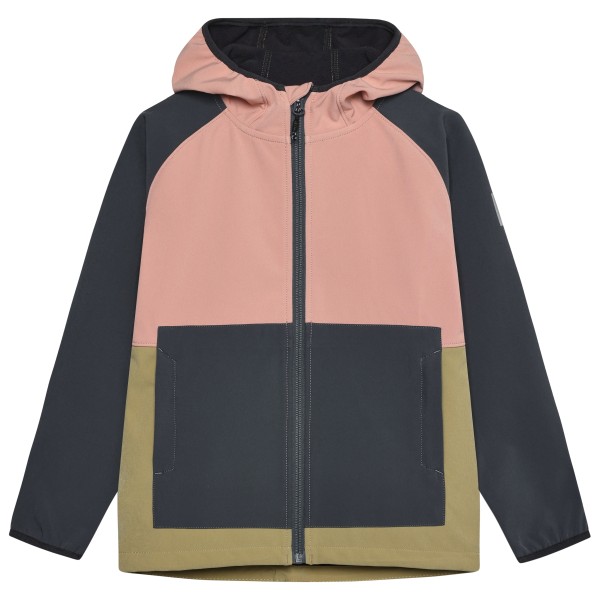 Color Kids - Kid's Junior Softshell Colorblock - Softshelljacke Gr 110 bunt