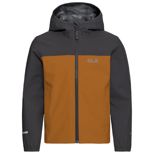 Jack Wolfskin - Kid's Adventuretribe 2L Jacket - Regenjacke Gr 104 braun/grau
