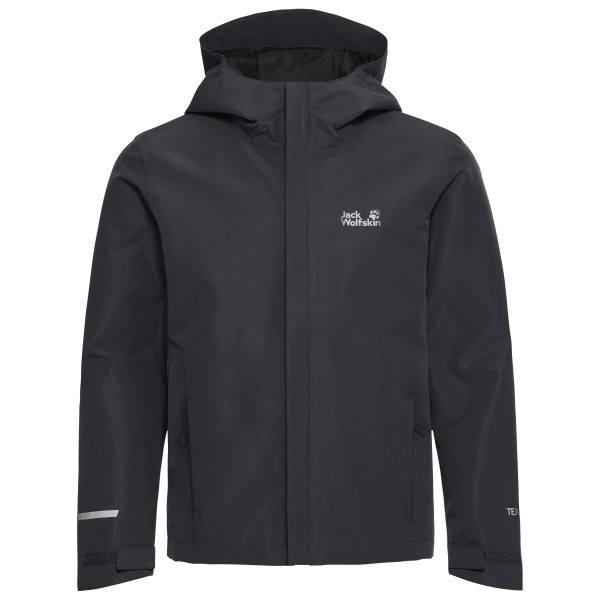 Jack Wolfskin - Kid's Haze 2L Jacket - Regenjacke Gr 152 schwarz/grau
