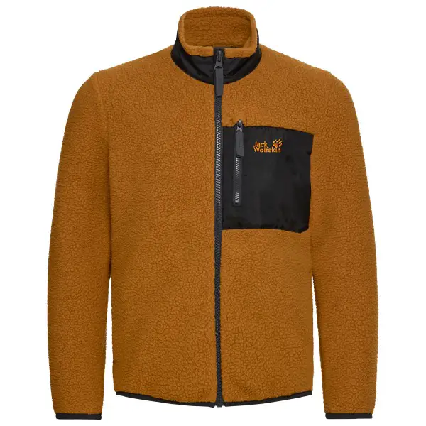 Jack Wolfskin - Kid's Lite Curl Fullzip - Fleecejacke Gr 116 braun