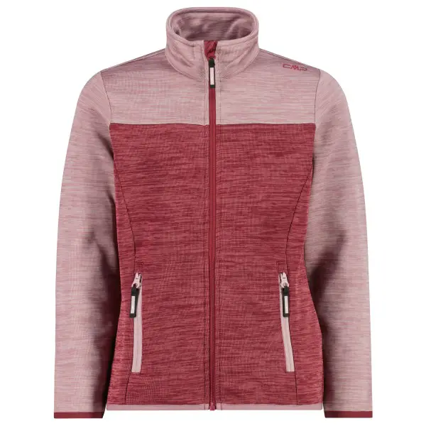 CMP - Girl's Jacket - Fleecejacke Gr 128 rot/rosa