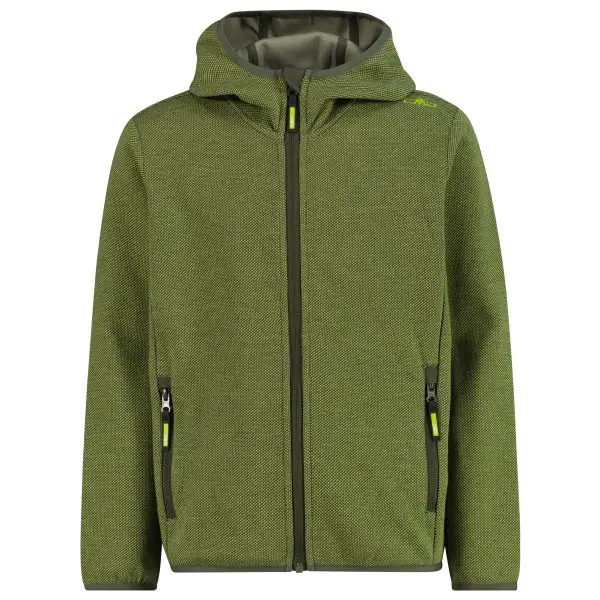 CMP - Kid's Jacket Fix Hood - Fleecejacke Gr 116 oliv
