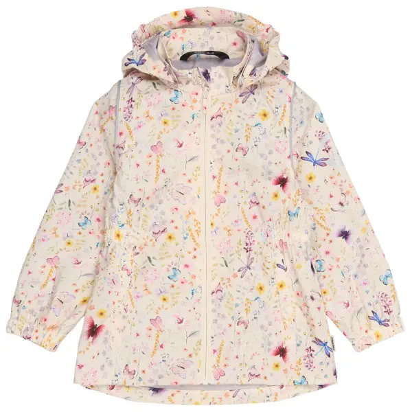 Mikk-Line - Kid's Summer Jacket AOP - Regenjacke Gr 110 beige