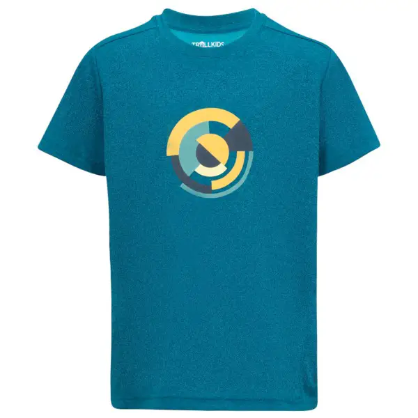 Trollkids - Kid's Sognefjord T-Shirt - Funktionsshirt Gr 92 blau