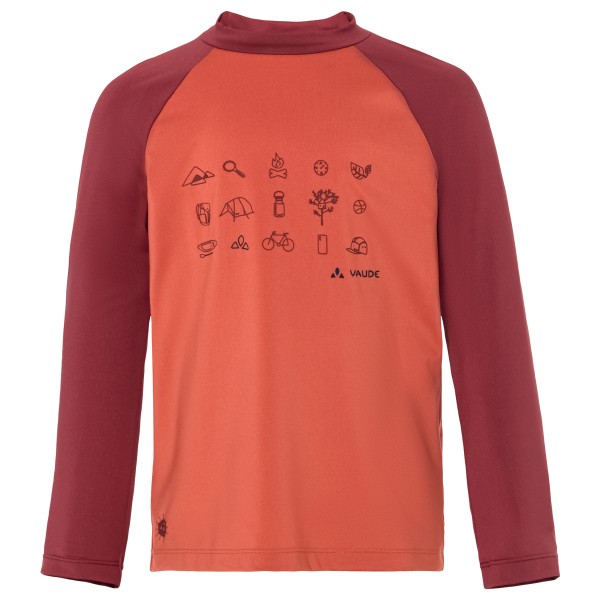 Vaude - Kid's Solaro L/S T-Shirt III - Funktionsshirt Gr 92 rot