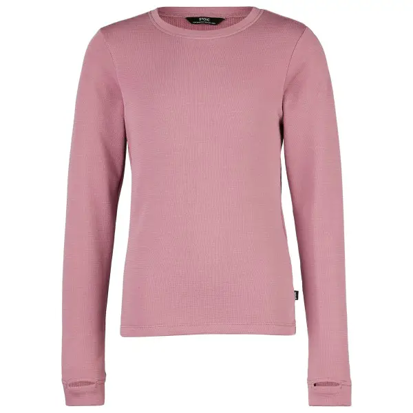 Stoic - Kid's MerinoSoft245 TuleboSt. L/S - Merinoshirt Gr 164 rosa