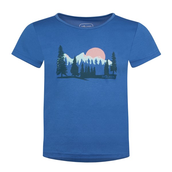 Trollkids - Girl's Gudvangen Shirt - Funktionsshirt Gr 92 blau