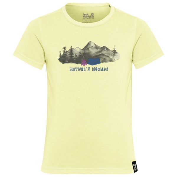 Jack Wolfskin - Kid's Hiking Graphic T-Shirt - Funktionsshirt Gr 104 gelb