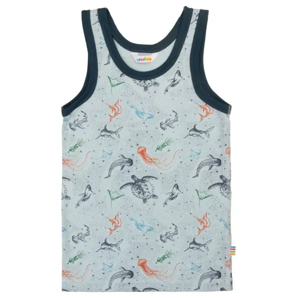 Joha - Boy's Undershirt - Top Gr 90 grau