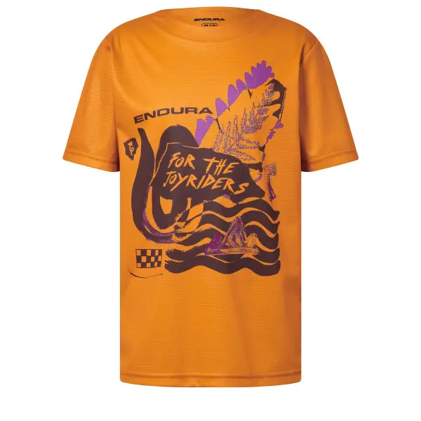 Endura - Kid's SingleTrack Core Tee - Funktionsshirt Gr 7/8 Years orange
