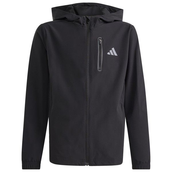 adidas - Kid's Hooded Tech Woven Jacke - Sweat- & Trainingsjacke Gr 140 schwarz