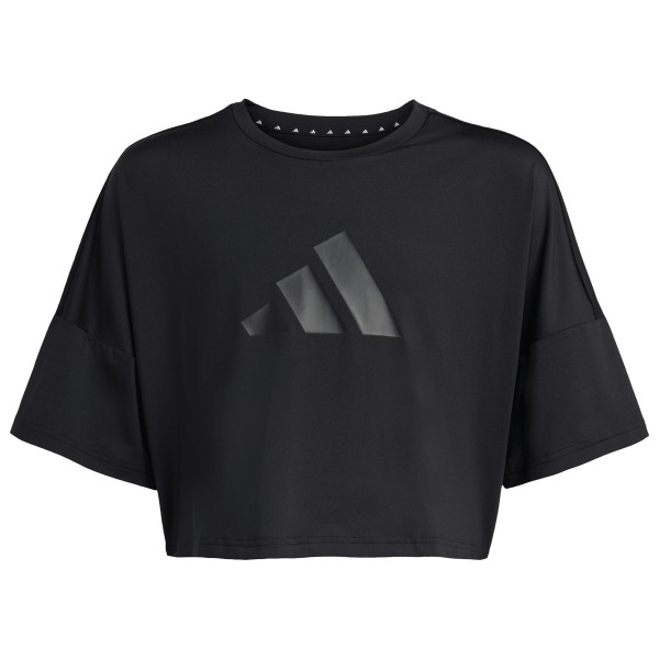 adidas - Kid's Sport Icon Crop Tee - Funktionsshirt Gr 116 schwarz