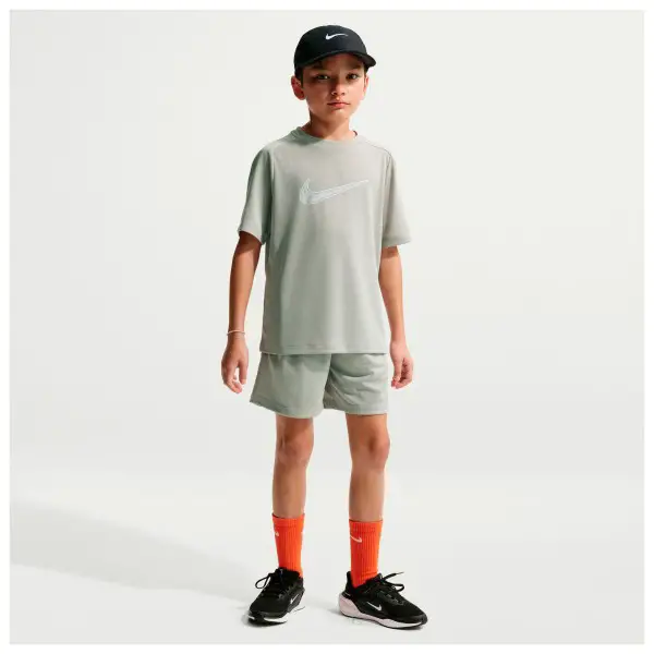 Nike - Boy's Multi Big Kids Dri-Fit S/S Training Top - Funktionsshirt Gr S weiß