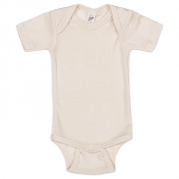 Engel - Baby-Body S/S - Merinounterwäsche Gr 74/80 beige