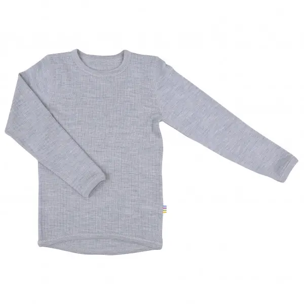 Joha - Kid's Shirt L/S Basic - Merinounterwäsche Gr 100 lila/grau