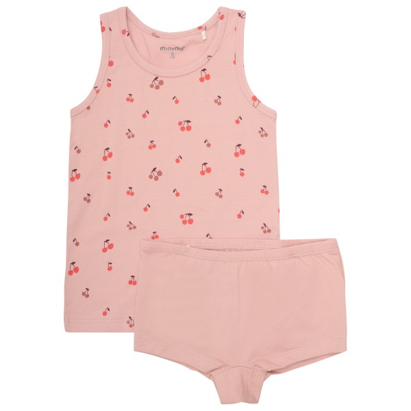 Minymo - Kid's Underwear Set AOP No. 124073 - Alltagsunterwäsche Gr 92 rosa