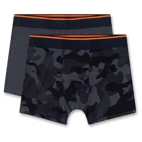 Sanetta - Kid's Doppelpack Shorts 348857 - Unterhose Gr 128 schwarz