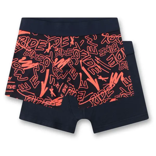 Sanetta - Kid's Doppelpack Shorts 349374 - Unterhose Gr 128 bunt