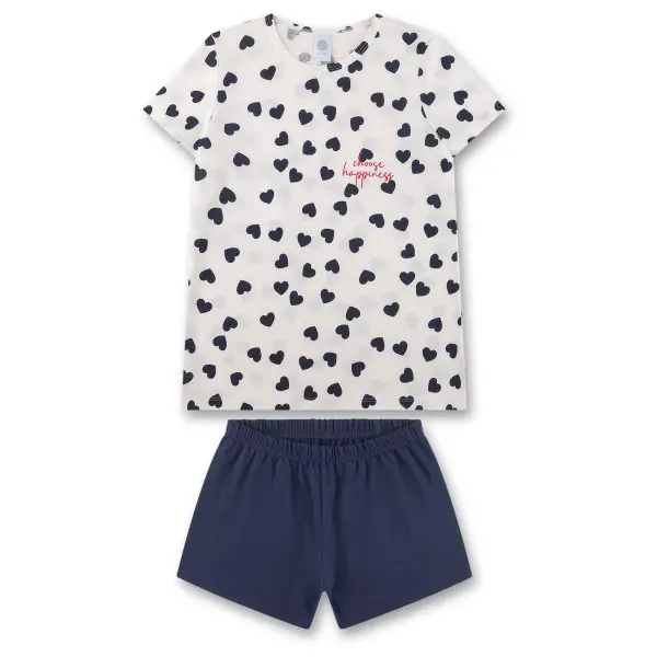 Sanetta - Kid's Pyjama 1/2 245857 - Alltagsunterwäsche Gr 128 weiß