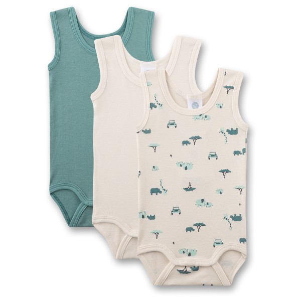 Sanetta - Kid's Set Body 0/0 324937 3-Pack - Alltagsunterwäsche Gr 74 weiß