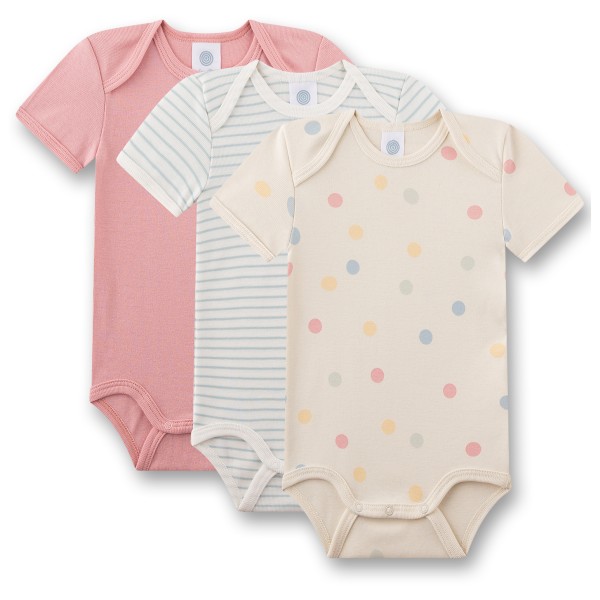 Sanetta - Kid's Set Body 1/2 324984 3-Pack - Alltagsunterwäsche Gr 74 beige