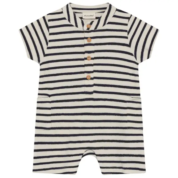Minymo - Kid's Suit S/S Y/D - Body Gr 62 grau