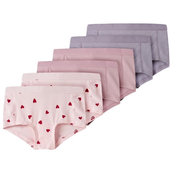 Name it - Kid's NKFHipster AOP 6-Pack - Unterhose Gr 86 rosa