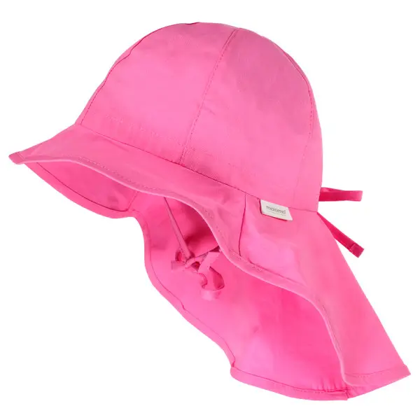 maximo - Kid's Mini Girl-Flapper mit Schleife - Cap Gr 47 cm rosa