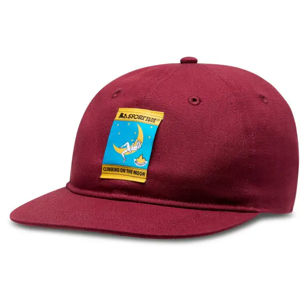 La Sportiva - Climbing On The Moon Hat - Cap Gr L/XL - 59 cm rot