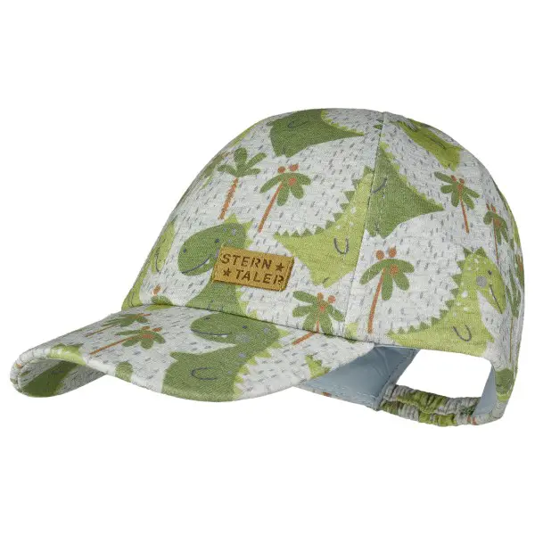 Sterntaler - Kid's Basecap Dinosaurier - Cap Gr 55 cm grau/oliv