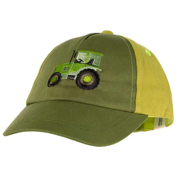 maximo - Kid's Mini Boy Cap Traktor Klettverschluß - Cap Gr 47-49 cm oliv