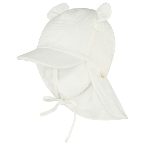Sterntaler - Kid's Schirmmütze Nackenschutz Ohren - Cap Gr 45 cm weiß