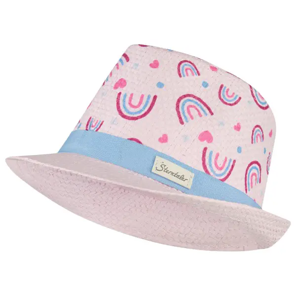Sterntaler - Kid's Strohhut Regenbogen - Hut Gr 47 cm rosa