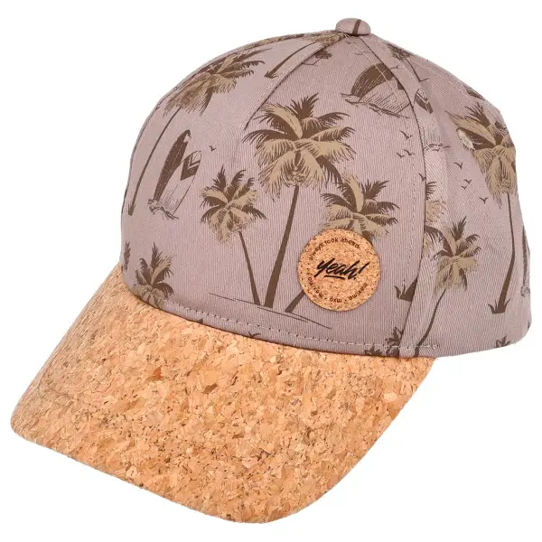 maximo - Boy's Cap Surfen Klettverschluss - Cap Gr 55-57 cm braun