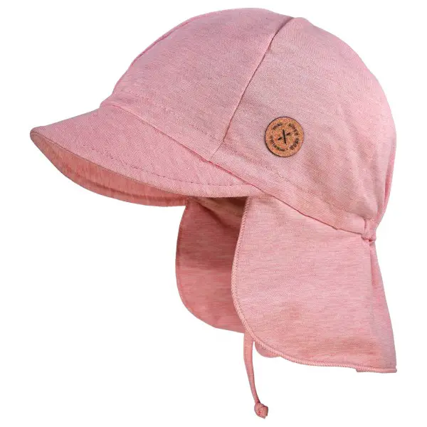 maximo - Kid's Mini-Schildmütze Band Nackenschutz - Cap Gr 45 cm rosa