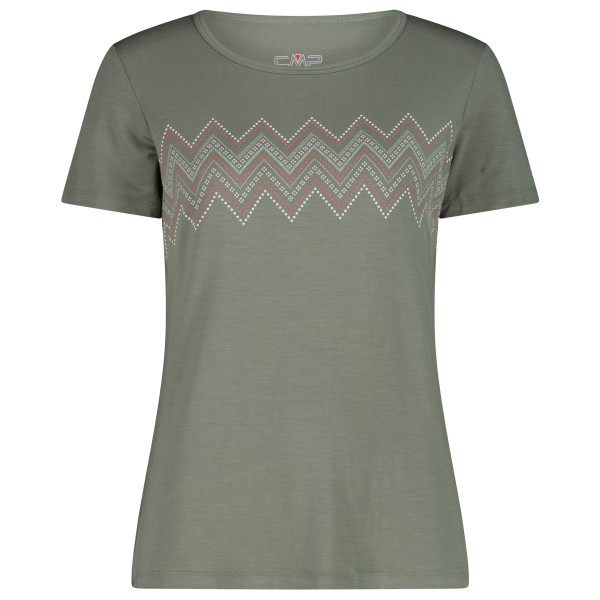 CMP - Women's Bamboo T-Shirt - T-Shirt Gr 34 oliv