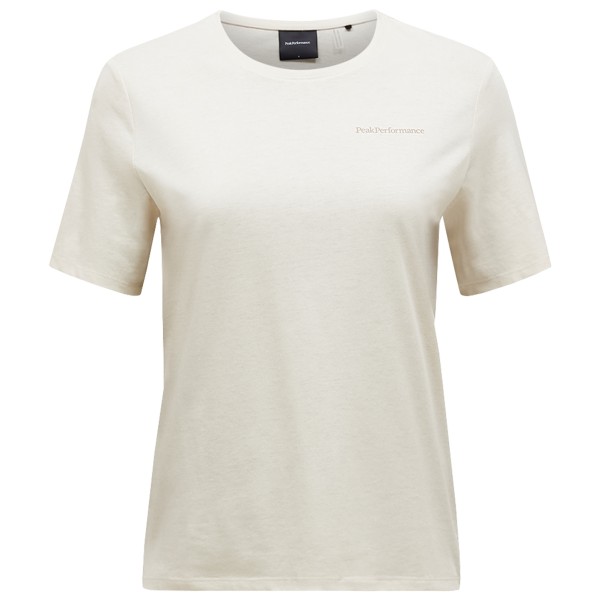 Peak Performance - Women's Explore Logo Tee - Funktionsshirt Gr XS beige