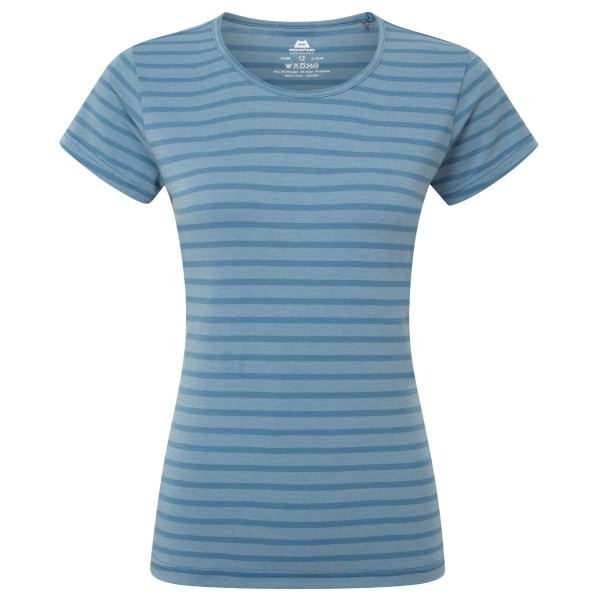 Mountain Equipment - Women's Groundup Stripe Tee - Funktionsshirt Gr 34 blau