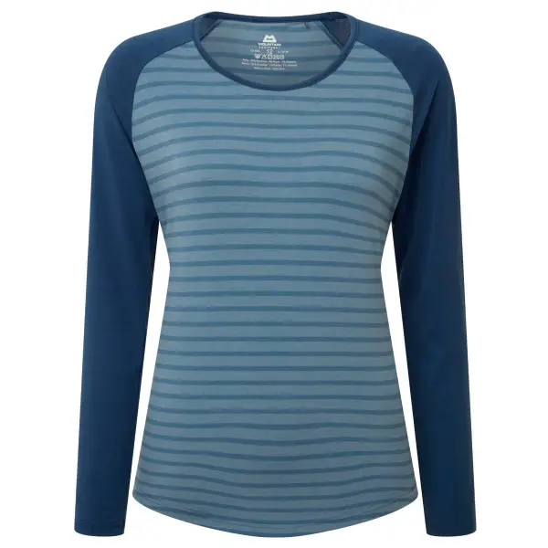 Mountain Equipment - Women's Redline L/S Tee - Longsleeve Gr 34 blau