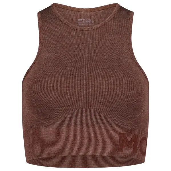Mons Royale - Women's Solace Merino Seamless Tank - Tank Top Gr L braun